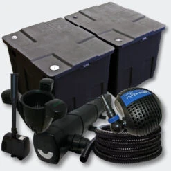 Kit De Filtration Bassin 60000l UVC 72 Watts Pompe Fontaine Skimmer 4216486