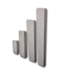 Palissade Flammée Granite Kuru Dark 100 X 25 X 10 Cm PIERRES DE L'EST