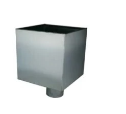 Boîte à Eau Zinc Naturel 20 X 20 Diamètre 120 AMELUX