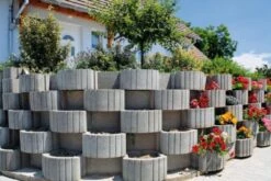 Bac Maxiflor Gris Naturel HB 40 X 50 X 25 Cm HEINRICH & BOCK