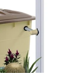 Collecteur Eau De Pluie Speedy Eco QUATTRO Carré Sable (sans Découpe De Gouttière) - GARANTIA