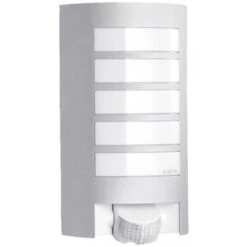 Applique Extérieure Carré L 12 Silver LED Détection 60W E27